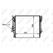 NRF Engine Radiator Centre 53805