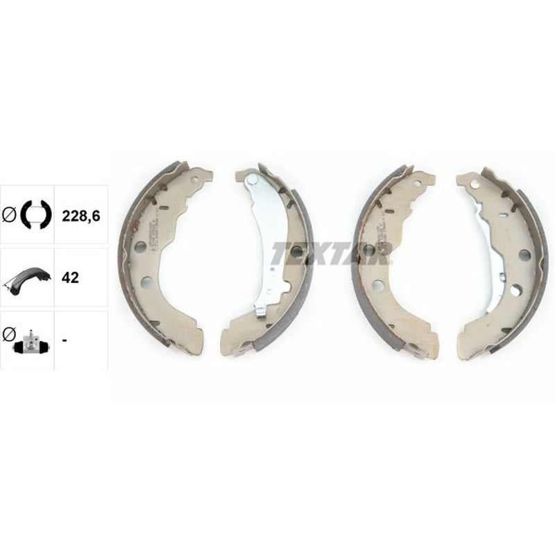 Textar Brake Shoe Set Axle Kit 91052600
