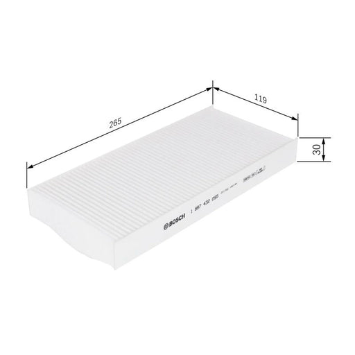 Bosch Cabin Air Filter (Pollen Filter) 1 987 432 095