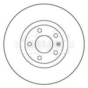 Borg & Beck 2 x Vented Front Brake Discs BBD4243