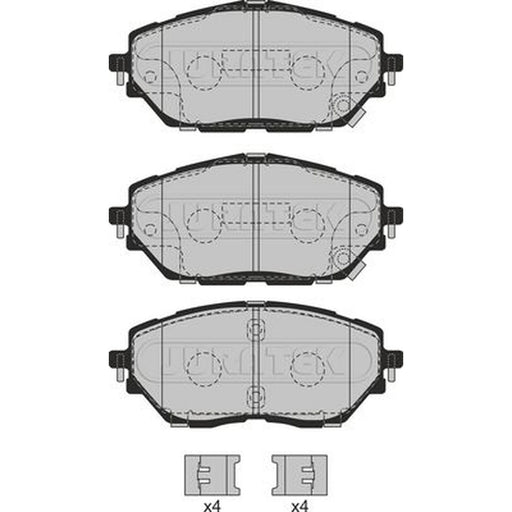 Juratek Front Brake Pad Set JCP8534