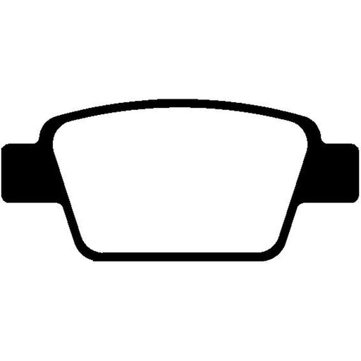 Abtex Rear Brake Pad Set PLU3755