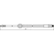 Apec Brake Hydraulic Hose Line Front HOS3613