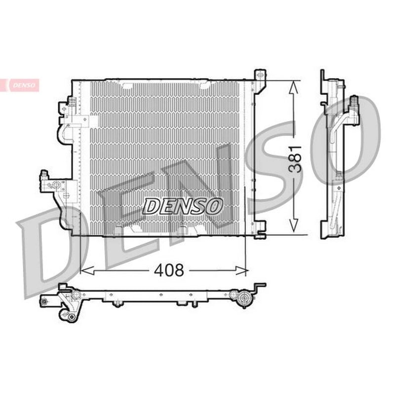 Denso Air Conditioning Condenser DCN20012