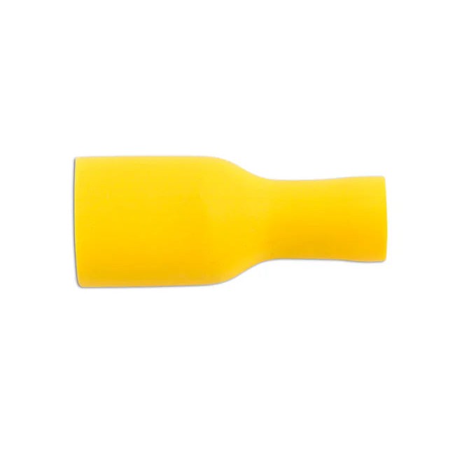 Connect Yellow Female Fully Ins. Push-On 100pc 6.3-9.5mm