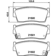 DON Front Brake Pad Set PCP1855