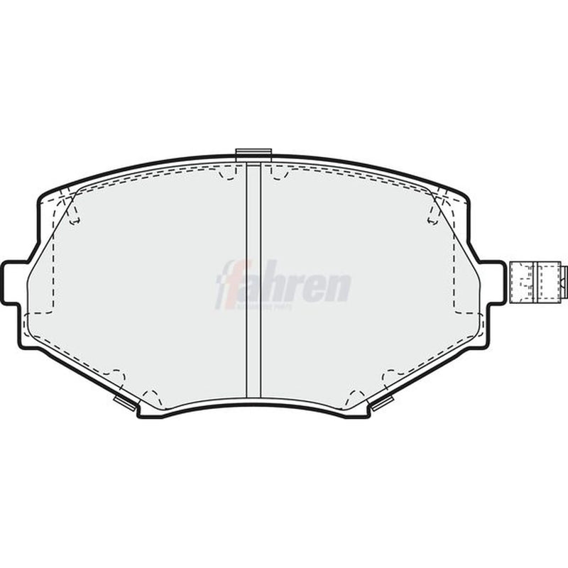 Fahren Front Brake Pad Set FBP3294