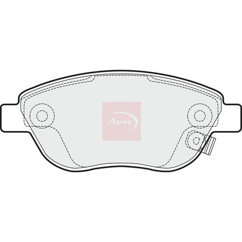 Apec Front Brake Pad Set PAD1533