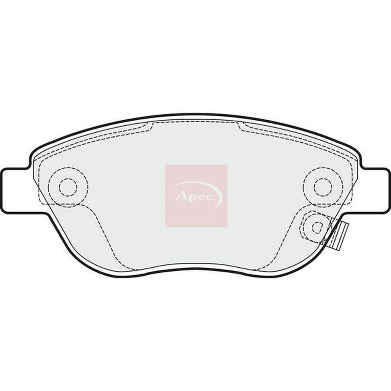 Apec Front Brake Pad Set PAD1533