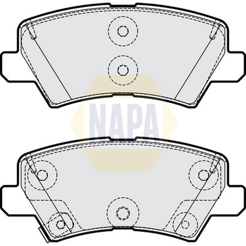 NAPA Rear Brake Pad Set NBP1908