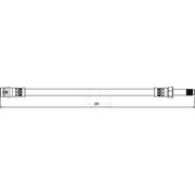 Apec Brake Hydraulic Hose Line Rear Left HOS4101