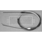 Borg & Beck Handbrake Cable Left Rear BKB3733