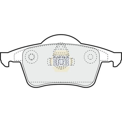NAPA Rear Brake Pad Set NBP1098