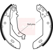 Apec Brake Shoe Set Axle Kit SHU365