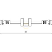 NAPA Brake Hydraulic Hose Line Rear NBH1321