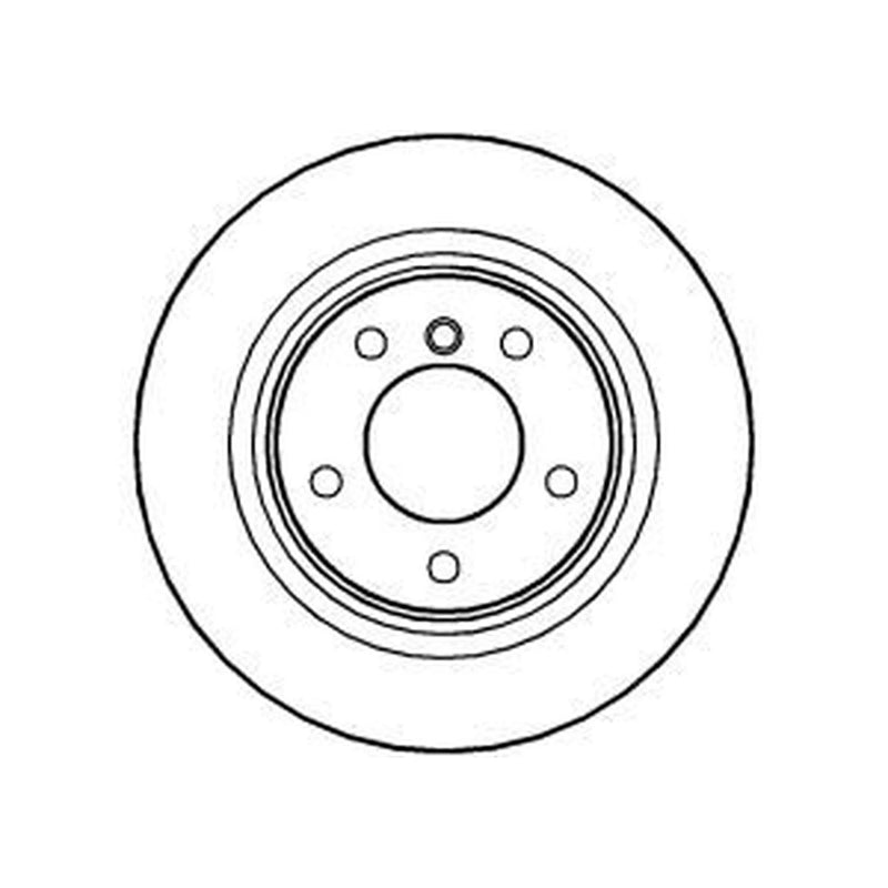 Abtex 2 x Vented Rear Brake Discs BD1241V