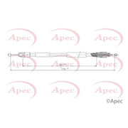 Apec Handbrake Cable Left Rear CAB1758