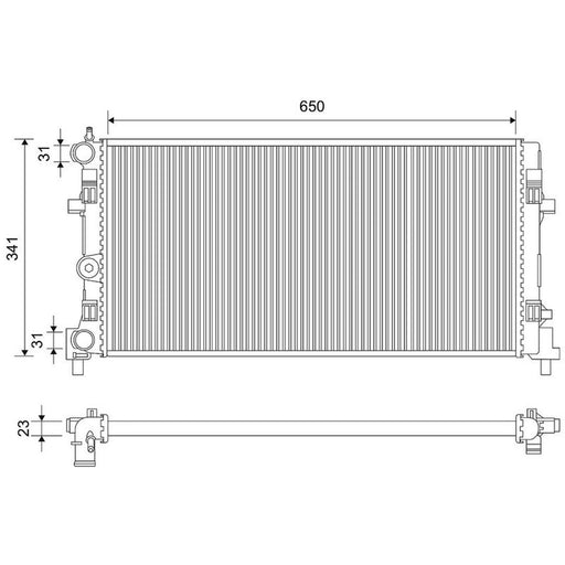 Valeo Engine Radiator 701883