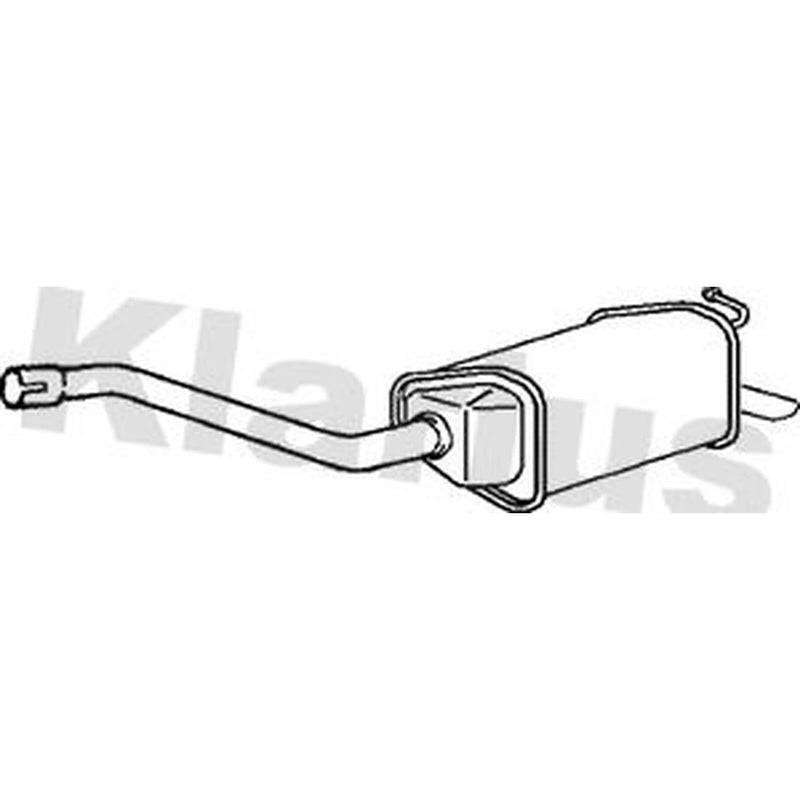 Klarius Box With Tail Pipe Rear FE831L