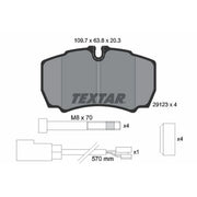 Textar Rear Brake Pad Set 2912307