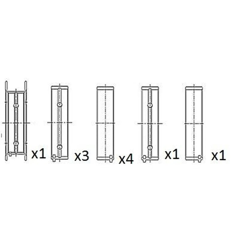FAI Main Bearing Set 61mm BM1022-050