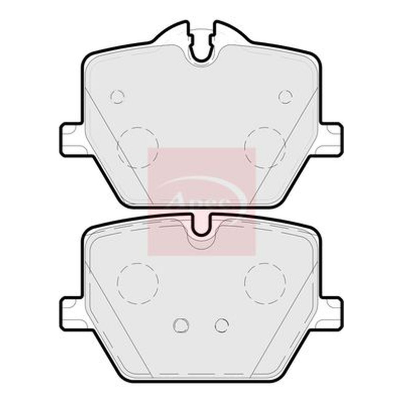 Apec Rear Brake Pad Set PAD2296