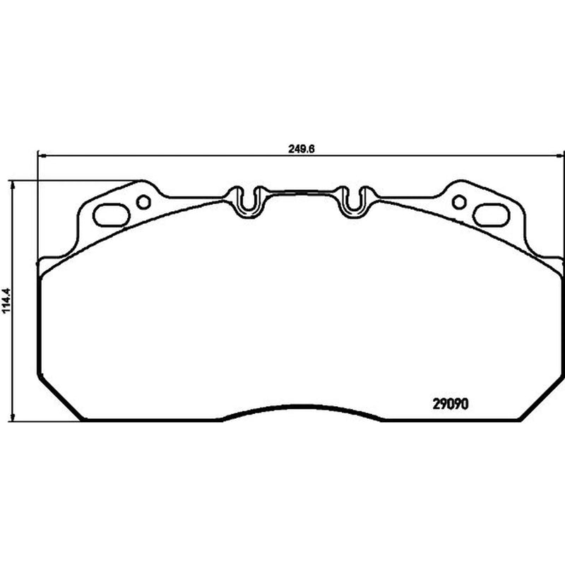 DON Front Brake Pad Set CVP023K