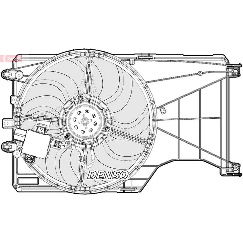 Denso Engine Cooling Fan DER20001