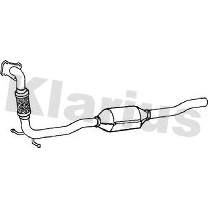 Klarius Catalyst Type Approved With Pipe Front 321404