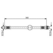 Bosch Brake Hydraulic Hose Line Front 1 987 476 700