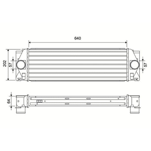 Valeo Intercooler (Charge Air Cooler) 881575