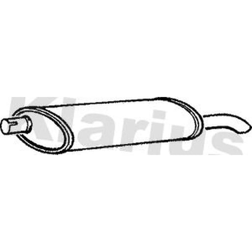 Klarius Box With Tail Pipe Rear GM26L