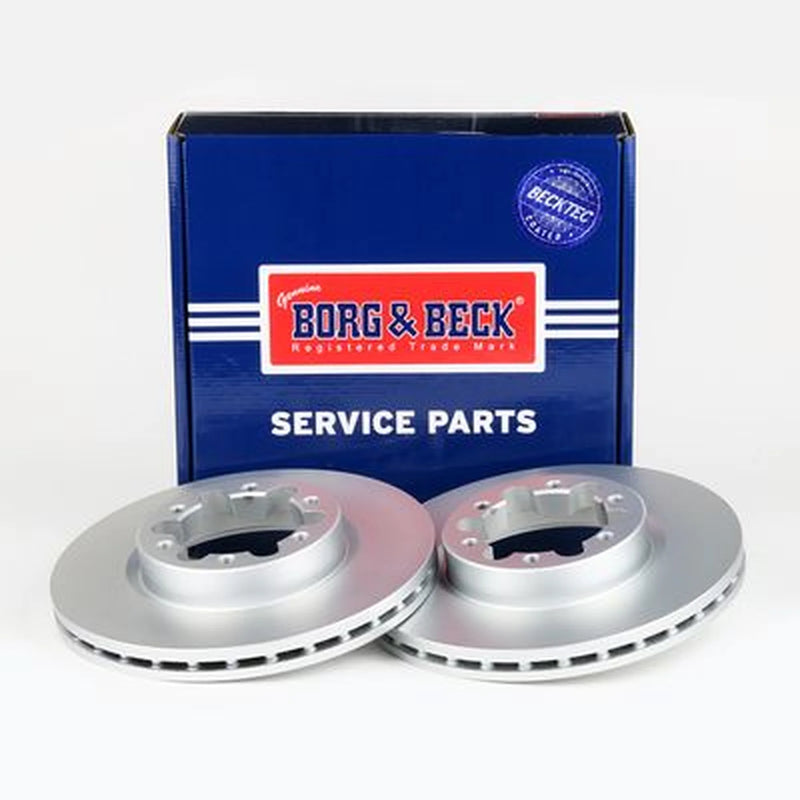 Borg & Beck 2 x Vented Front Brake Discs BBD4708