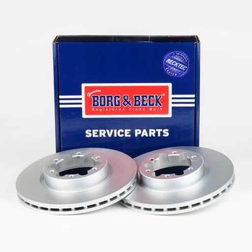 Borg & Beck 2 x Vented Front Brake Discs BBD4708