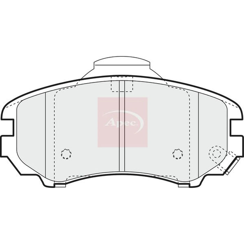 Apec Front Brake Pad Set PAD1384