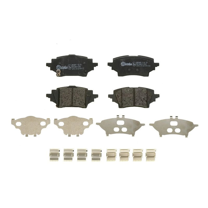 Brembo 4 x Rear Brake Pad Set P83178