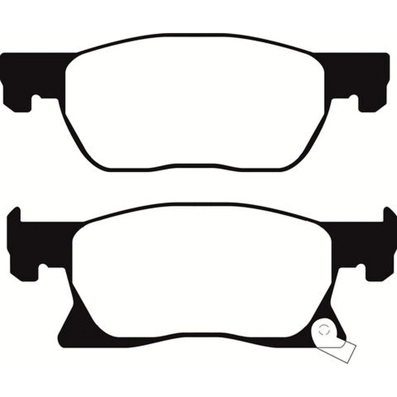 Abtex Front Brake Pad Set PLU2306