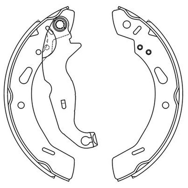 Abtex Brake Shoe Set Axle Kit ABS4142