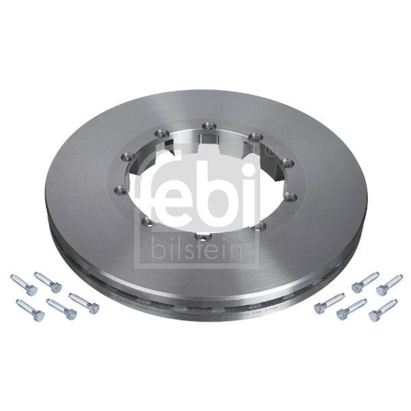 Febi 2 x Internally Vented Rear Brake Discs 104292