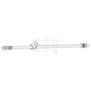 Apec Brake Hydraulic Hose Line Front Right HOS4501