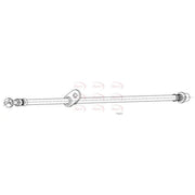 Apec Brake Hydraulic Hose Line Front Right HOS4501