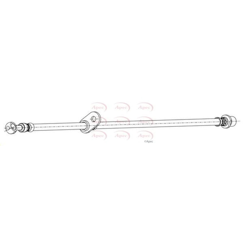 Apec Brake Hydraulic Hose Line Front Right HOS4501