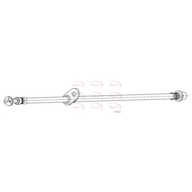 Apec Brake Hydraulic Hose Line Front Right HOS4501