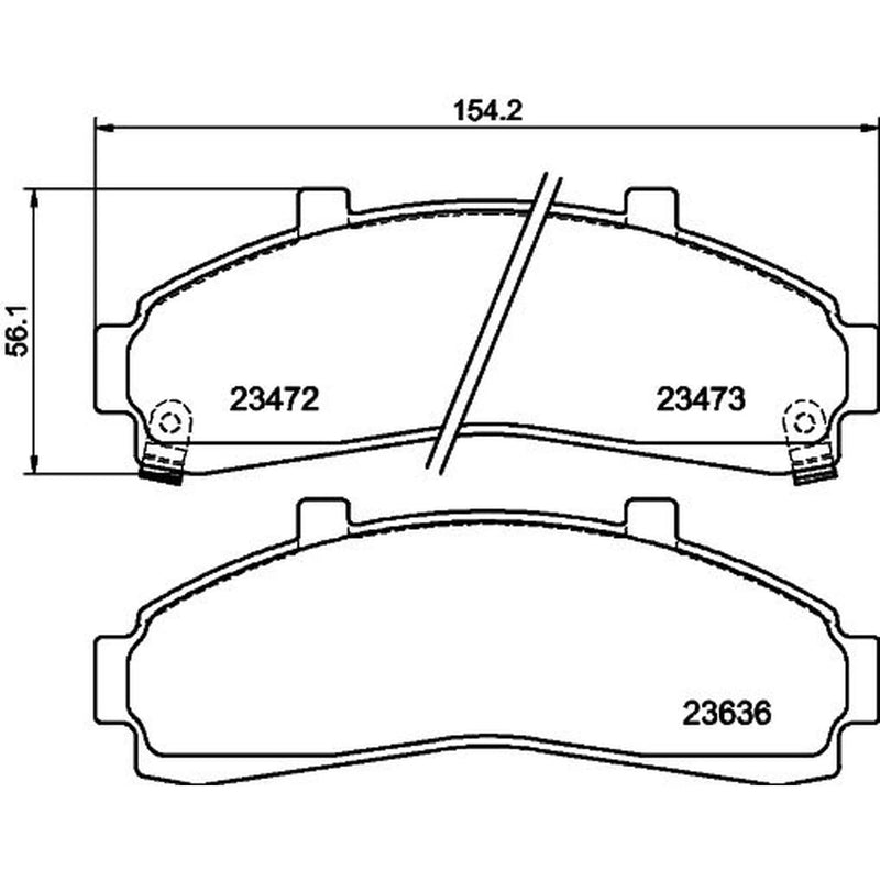 Mintex Front Brake Pad Set MDB1785