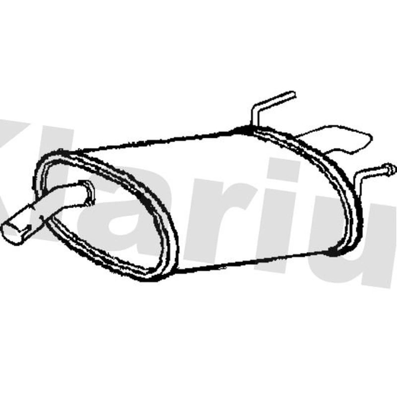 Klarius Box With Tail Pipe Rear GM587M