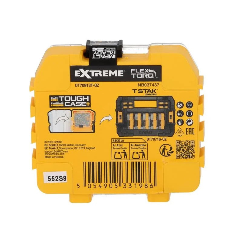 DEWALT Power Tools DT70913T FlexTORQ Bits PH2 x 57mm (Tic Tac of 15) Display of