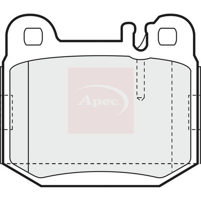Apec Rear Brake Pad Set PAD1193