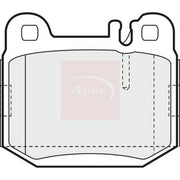 Apec Rear Brake Pad Set PAD1193
