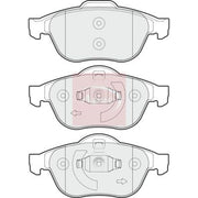 Apec Front Brake Pad Set PAD1715