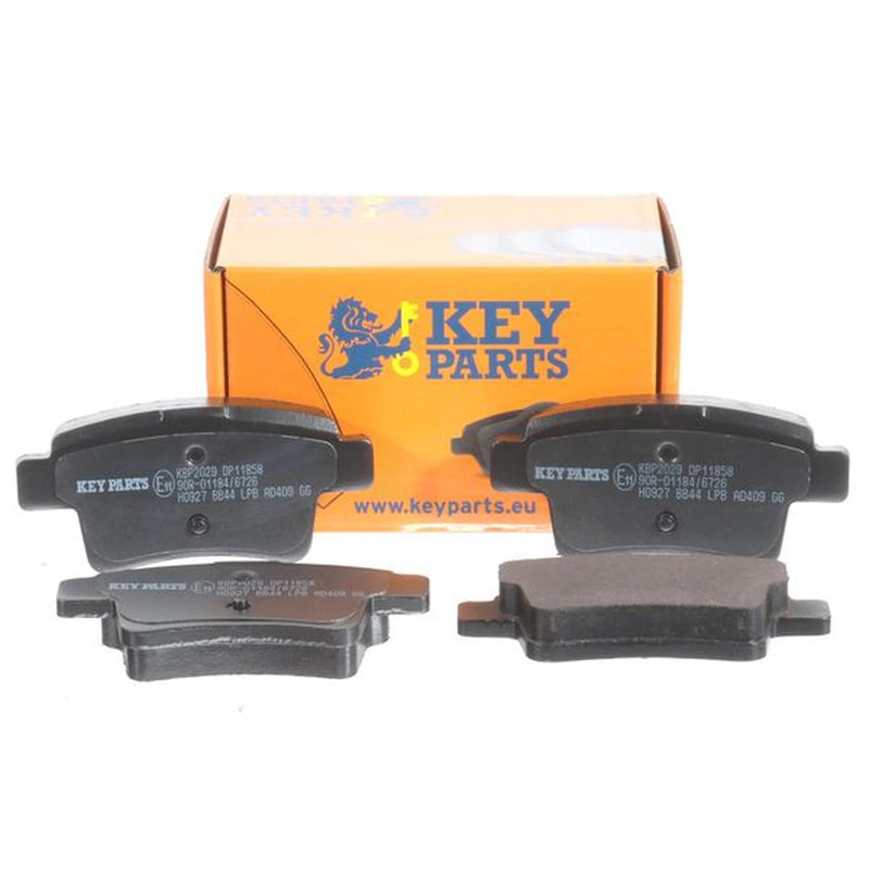 Key Parts 4 x Rear Brake Pad Set KBP2029